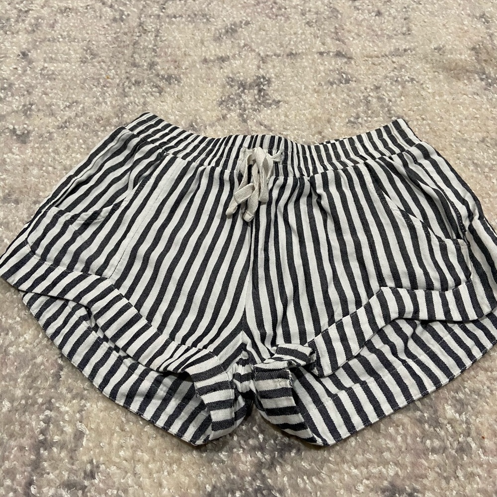 Billabong Striped Drawstring Pocket Shorts